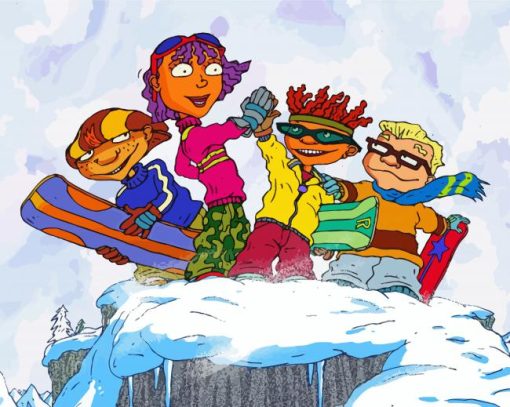 Rocket Power In Snow Diamond Painting