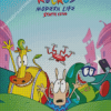 Rockos Modern Life Movie Poster Diamond Painting