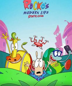 Rockos Modern Life Movie Poster Diamond Painting