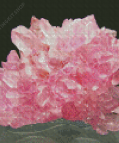 Rose Quartz Crystals Diamond Painting