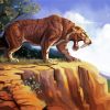 Saber Tooth Tiger Art Diamond Paintings