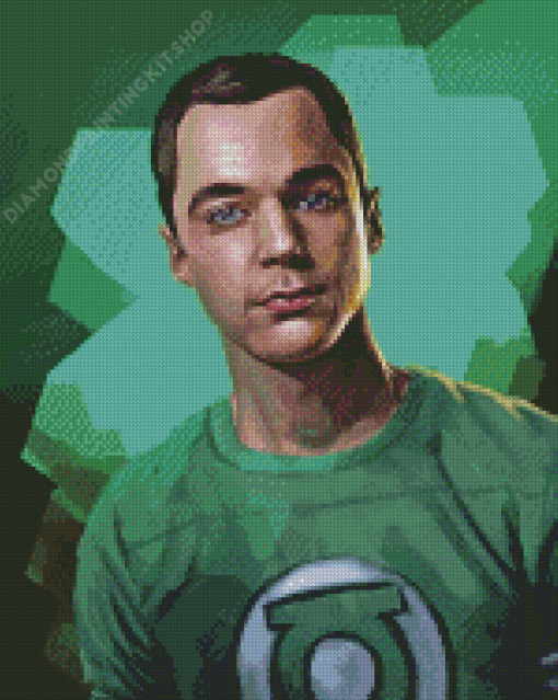 Sheldon Cooper Character Diamond Painting