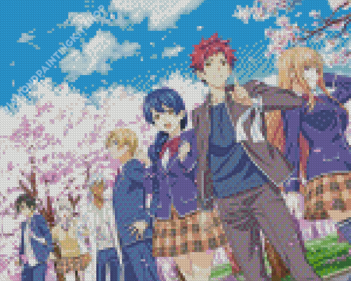 Shokugeki Food Wars Characters Diamond Paintings