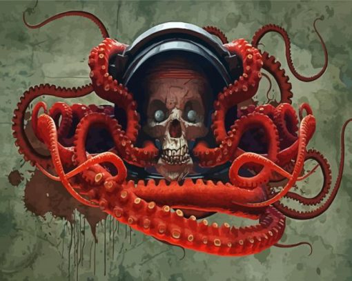 Skull Tentacles Diamond Paintings