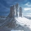 Snowy Tre Cime Di Lavaredo Diamond Paintings