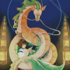 Spirited Away Anime Dragon Diamond Paintings