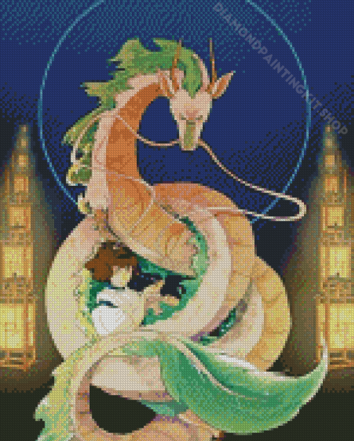 Spirited Away Anime Dragon Diamond Paintings