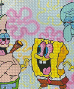 SpongeBob Stoner Diamond Paintings