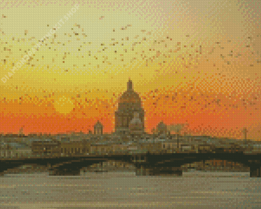 St Petersburg Russia Sunset Diamond Paintings