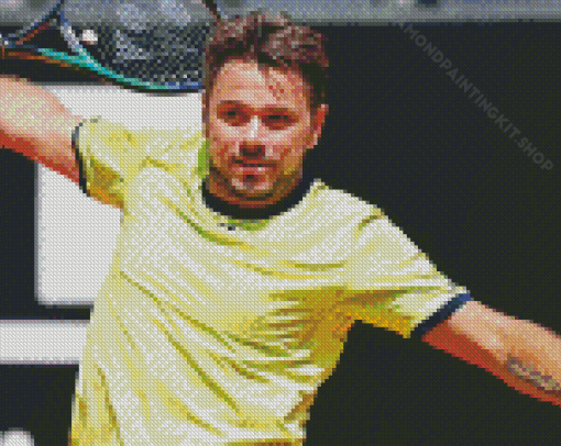 Stan Wawrinka Tennis Player Diamond Paintings