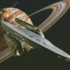 Starship NCC 1701 Star Trek Diamond Paintings