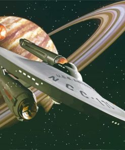 Starship NCC 1701 Star Trek Diamond Paintings