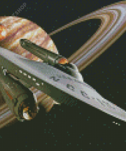 Starship NCC 1701 Star Trek Diamond Paintings