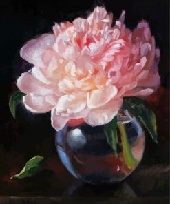 Still Life With Pink Peonies Diamond Painting