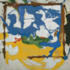 Swan Lake By Helen Frankenthaler Diamond Painting