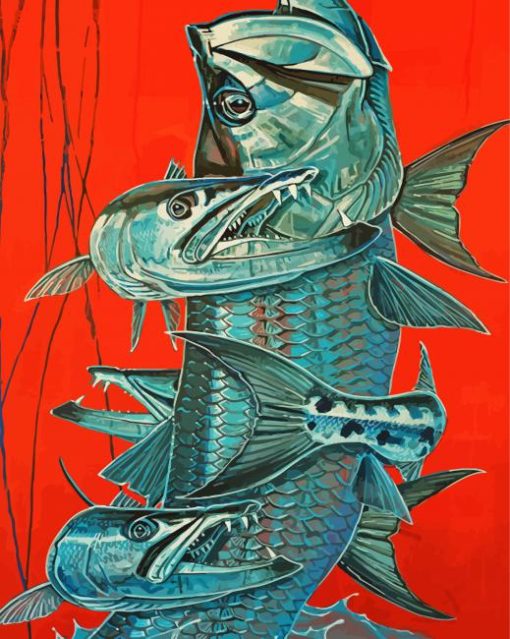 Tarpon Fish Diamond Paintings