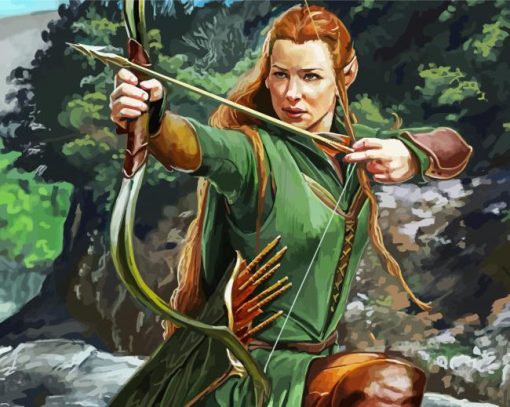 Tauriel Hobbit Art Diamond Paintings