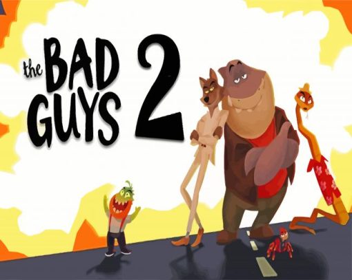 The Bad Guys Animation Poster Diamond Paintings