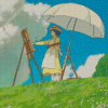 The Wind Rises Ghibli Landscape Diamond Paintings