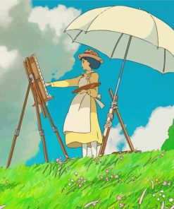 The Wind Rises Ghibli Landscape Diamond Paintings