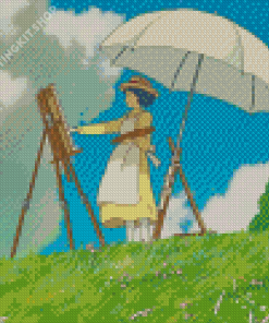 The Wind Rises Ghibli Landscape Diamond Paintings