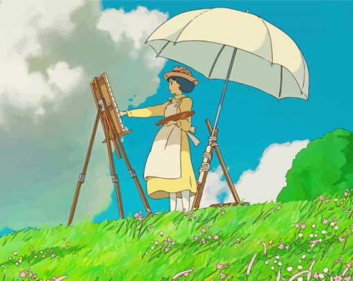 The Wind Rises Ghibli Landscape Diamond Paintings