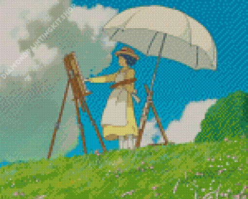 The Wind Rises Ghibli Landscape Diamond Paintings