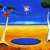 Tightrope Walker Girl Art Diamond Painting