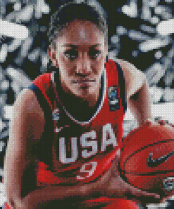 United States Womens National Basketball Player Diamond Painting