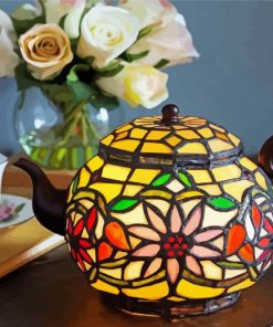 Victorian Teapot Lamp Diamond Painting