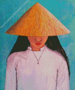 Vietnamese Girl Diamond Painting