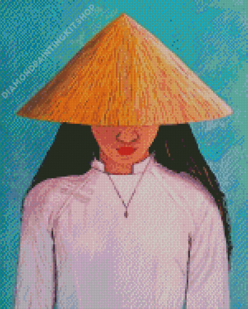 Vietnamese Girl Diamond Painting