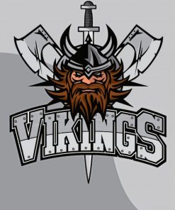 Vikings Logo Diamond Paintings