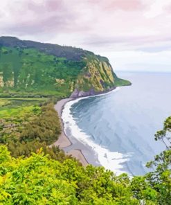 Waipio Valley Landscape Diamond Painting