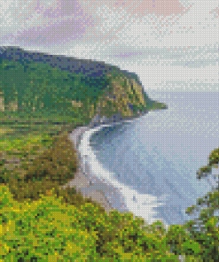 Waipio Valley Landscape Diamond Painting