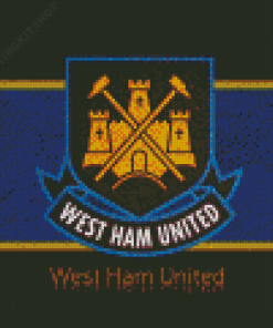 West Ham United Emblem Diamond Paintings