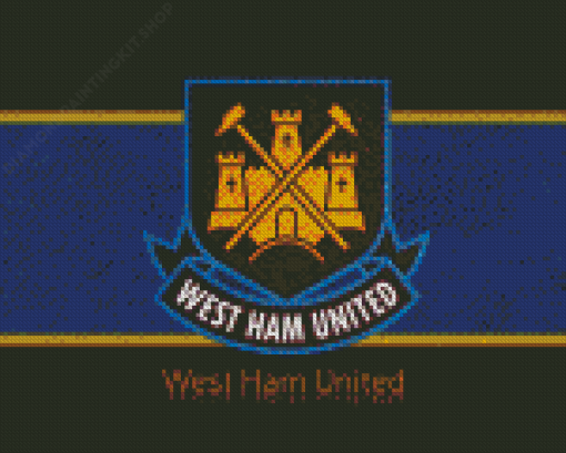 West Ham United Emblem Diamond Paintings