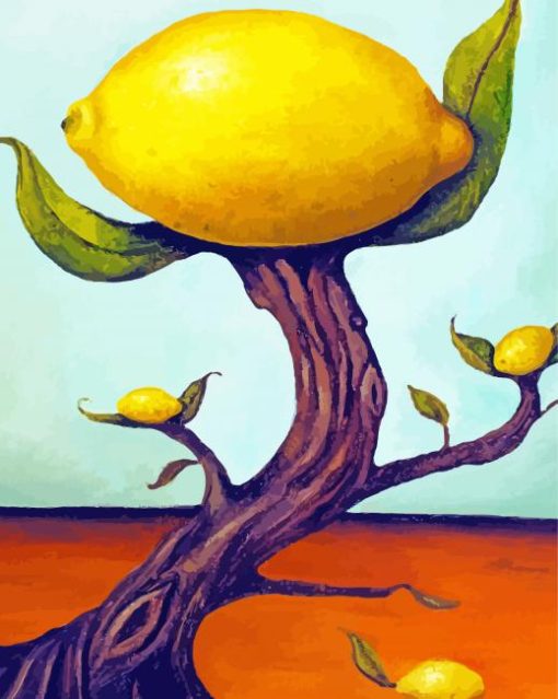 Yellow Lemon Tree Diamond Painting