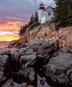 Aesthetic Acadia National Park Diamond Paintings