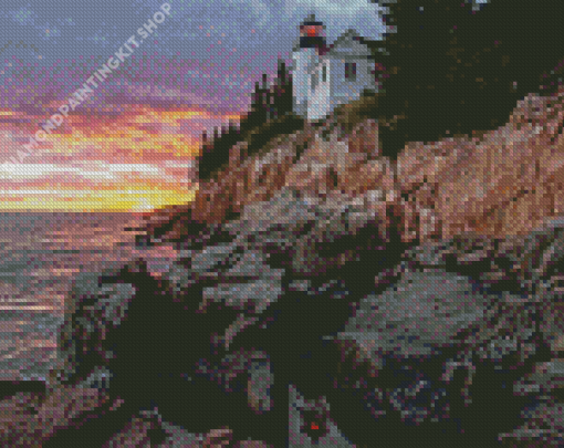 Aesthetic Acadia National Park Diamond Paintings