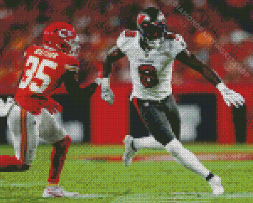 Aesthetic Julio Jones Diamond Painting