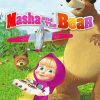 Aesthetic Masha And The Bear Poster Diamond Paintings