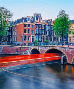 Aesthetic Keizersgracht Amsterdam Diamond Paintings