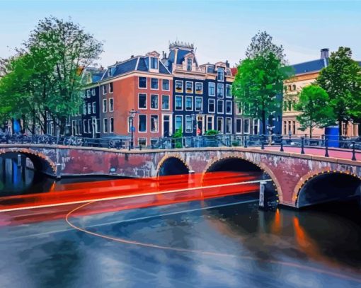 Aesthetic Keizersgracht Amsterdam Diamond Paintings