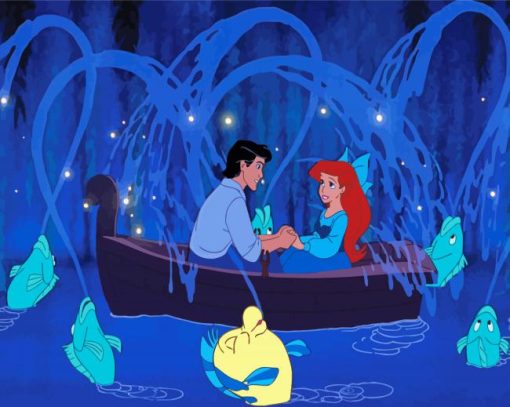 Ariel And Prince Eric Diamond Paintings