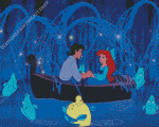 Ariel And Prince Eric Diamond Paintings