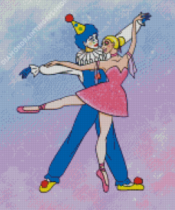 Ballerina Jester Couple Diamond Paintings