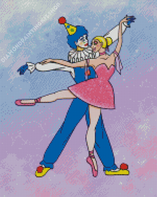 Ballerina Jester Couple Diamond Paintings