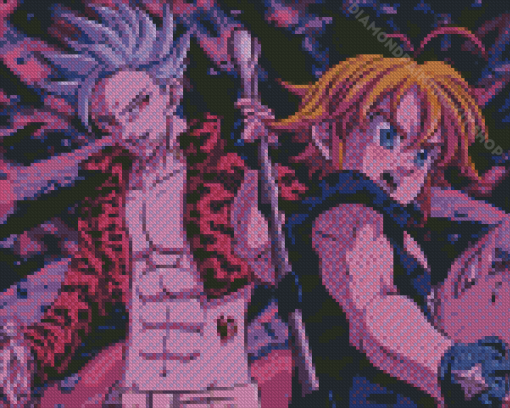 Ban And Meliodas Art Diamond Painting