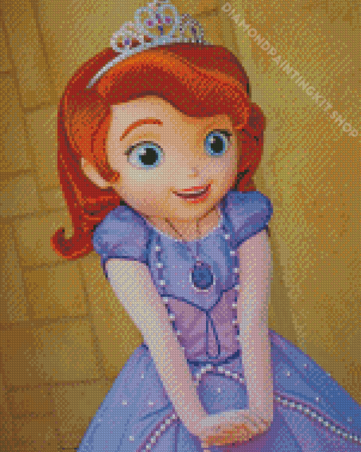 Beautiful Princess Sofia Diamond Painting